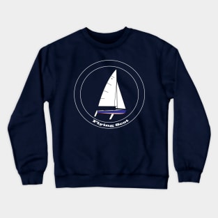 Flying Scot sailboat Crewneck Sweatshirt